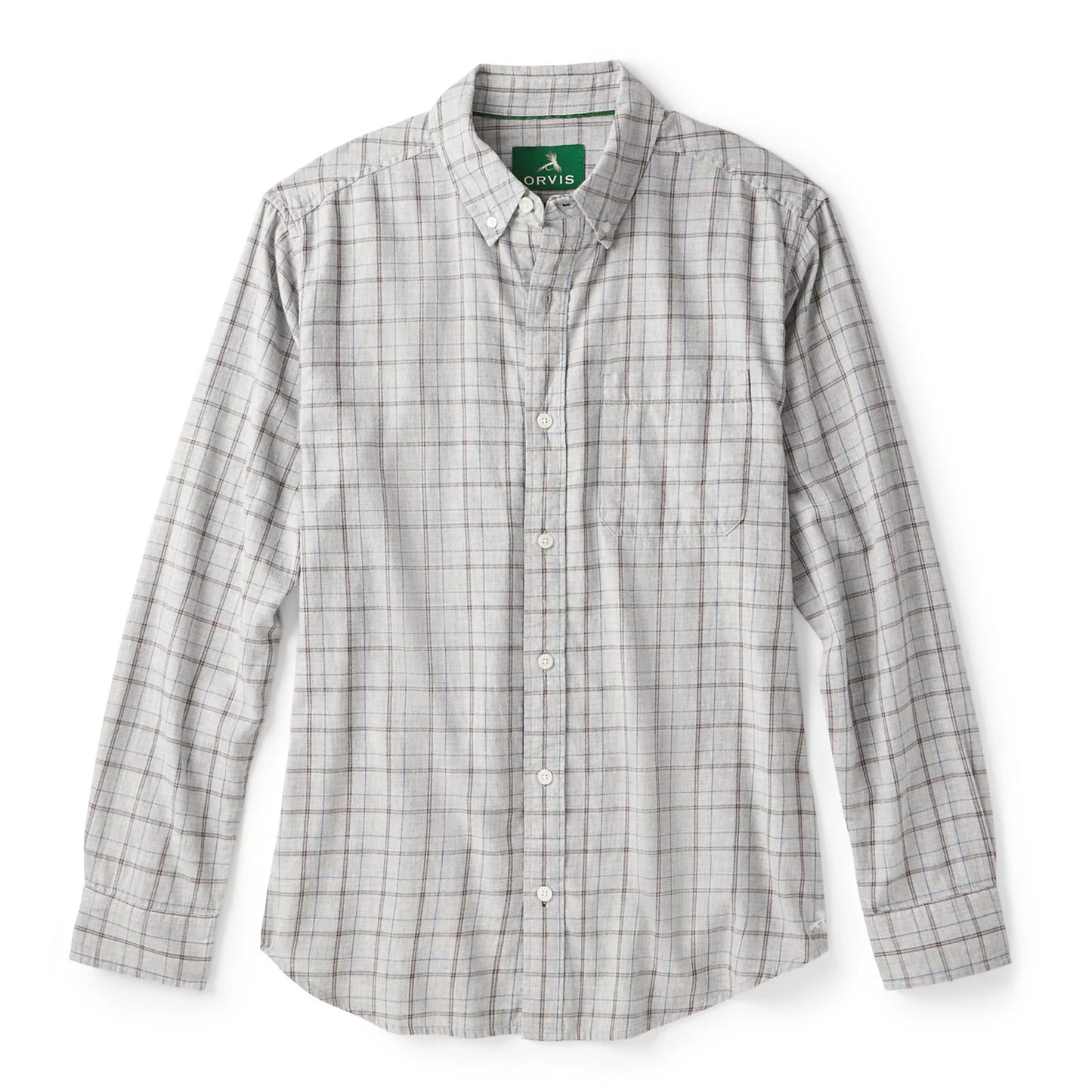 Orvis | Men's Sunderland Brushed Twill Long-Sleeve Shirt