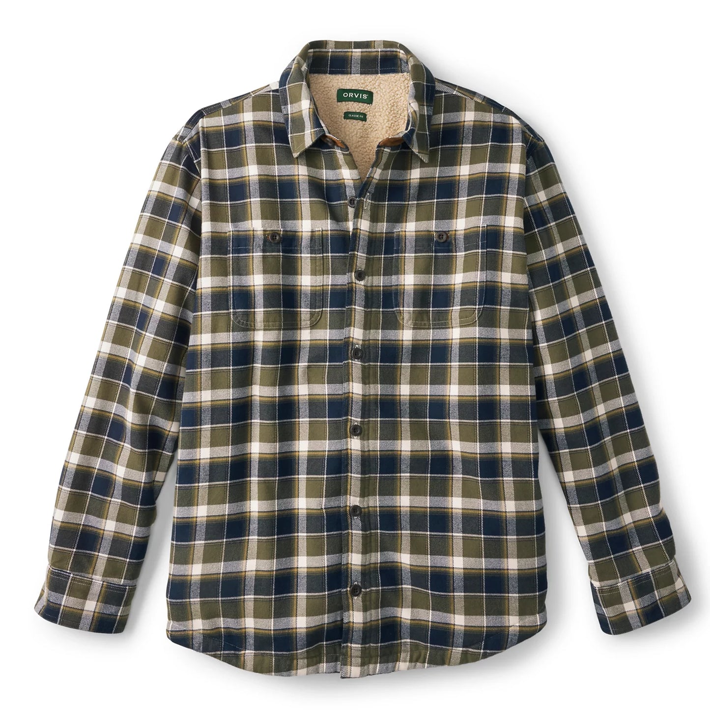 Orvis | Perfect Flannel Sherpa-Lined Long-Sleeved Shirt