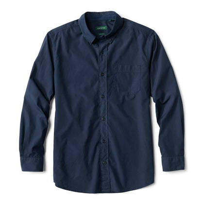 Orvis | Garment-Dyed Poplin Long-Sleeve Shirt