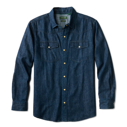 Orvis | Denim Long-Sleeve Western Shirt