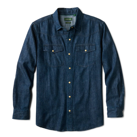 Orvis | Denim Long-Sleeve Western Shirt