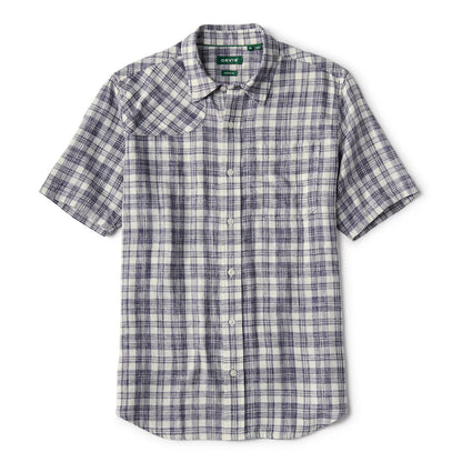 Orvis | Space-Dyed Plaid Short-Sleeve Shirt