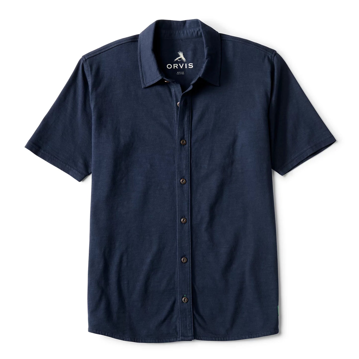 Orvis | Men's Bromley Knit Button-Down Short-Sleeve Shirt