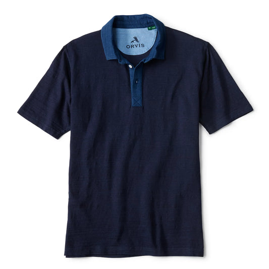 Orvis | Angler's Indigo Colorblock Polo