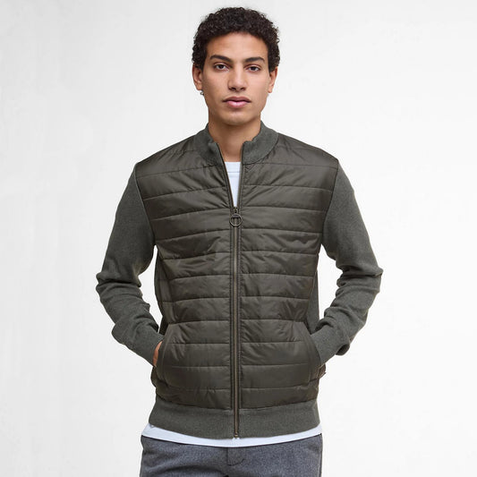 Orvis | Barbour® Essential Carn Baffle Zip-Through Knitted Sweater