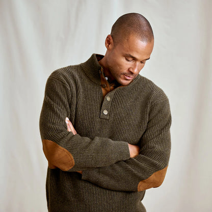 Orvis | Quail Creek Button Mockneck Pullover