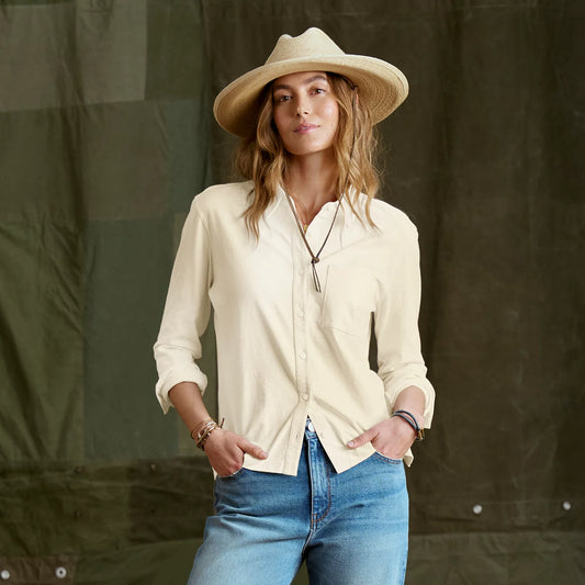 Orvis | Women's Bromley Knit Button-Down Long-Sleeve Shirt