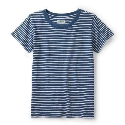 Orvis | Women's Indigo Striped Short-Sleeve Tee