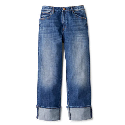 Orvis | Kut from the Kloth® Sienna High-Rise Cuffed Wide-Leg Jeans