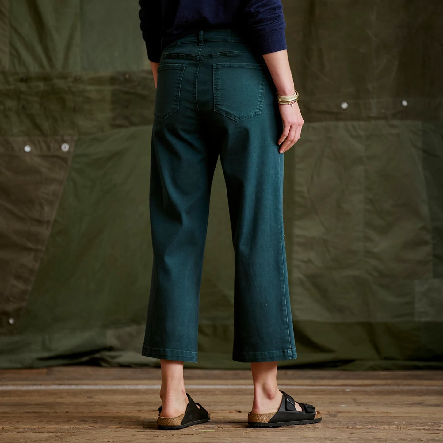 Orvis | Kut from the Kloth® Charlotte Twill High-Rise Wide-Leg Jeans