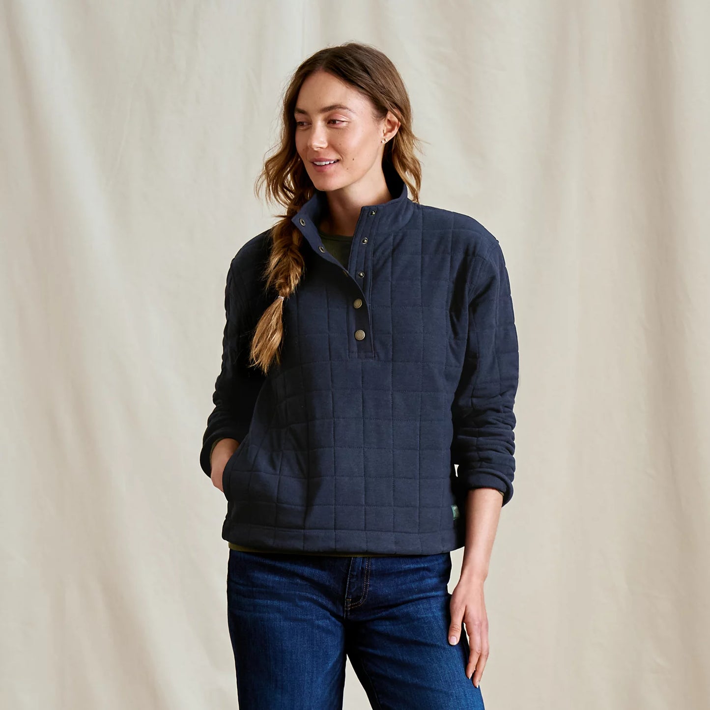 Orvis | Women's Battenkill Quilted 1/2-Snap Sweatshirt