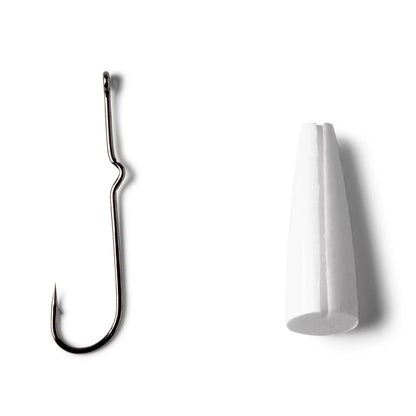 Orvis | Popper Bodies with Hooks - Bass Popper Bodies with Size 4 and 8 Hooks