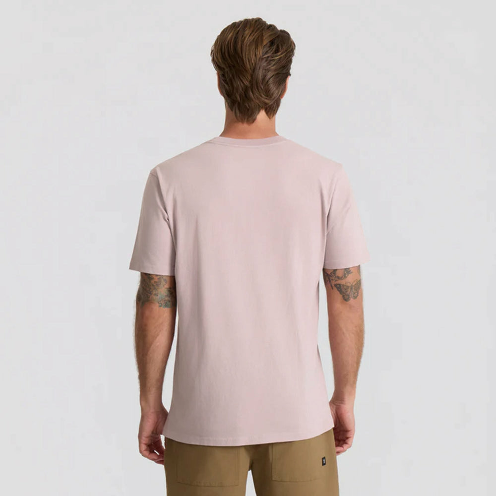 Roark Made To Fade Short Sleeve Tee in Washed Dusty Lilac - Men