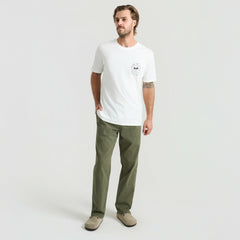 Roark Made To Fade Pants in Washed Military - Men