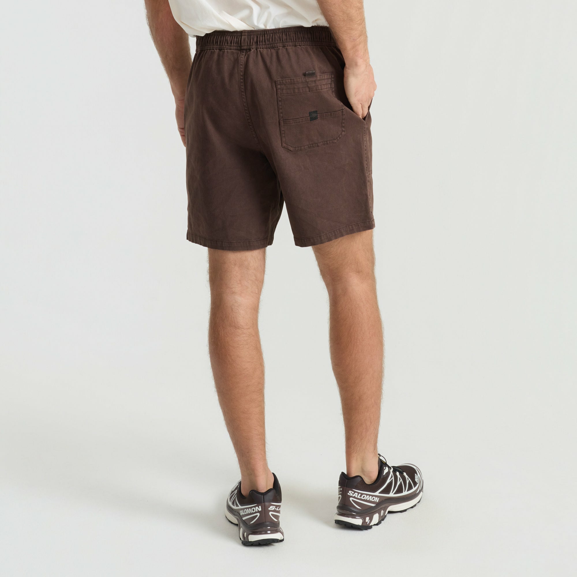 Roark Made To Fade Shorts in Washed Cocoa Bean - Men