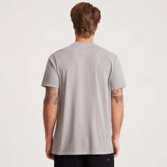 Roark Made To Fade Short Sleeve Tee in Washed Grey - Men