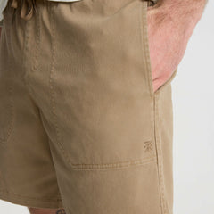 Roark Made To Fade Shorts in Washed Khaki - Men