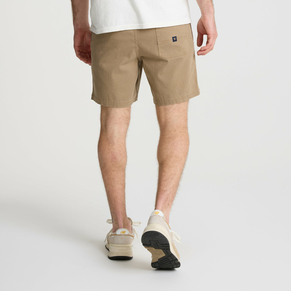 Roark Made To Fade Shorts in Washed Khaki - Men