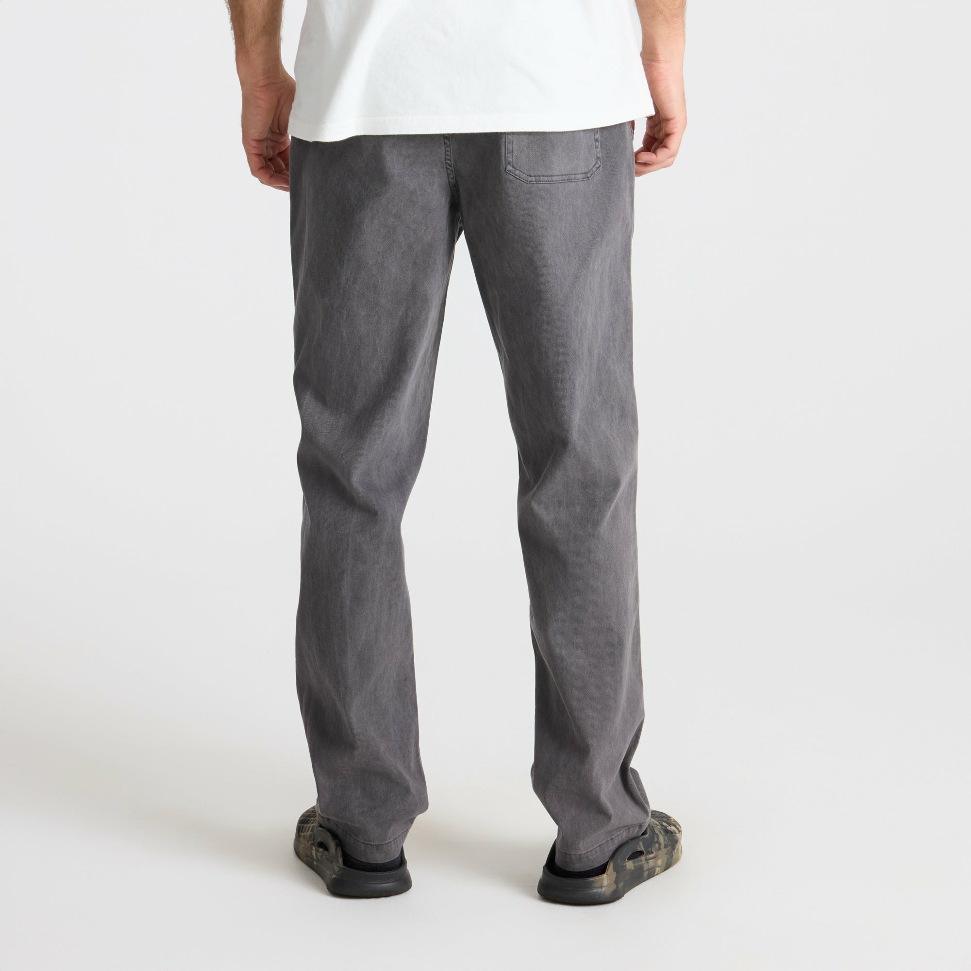 Roark Made To Fade Pants in Washed Smoke - Men