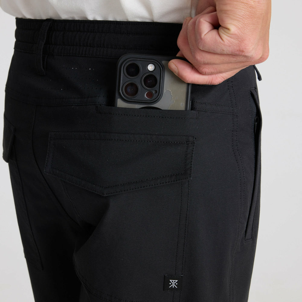 Roark Layover Pro Traveler Pants in Black - Men