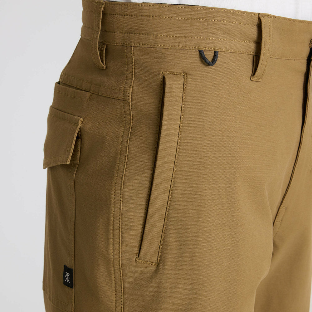 Roark Layover Pro Traveler Shorts in Dark Khaki - Men
