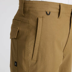 Roark Layover Pro Traveler Shorts in Dark Khaki - Men