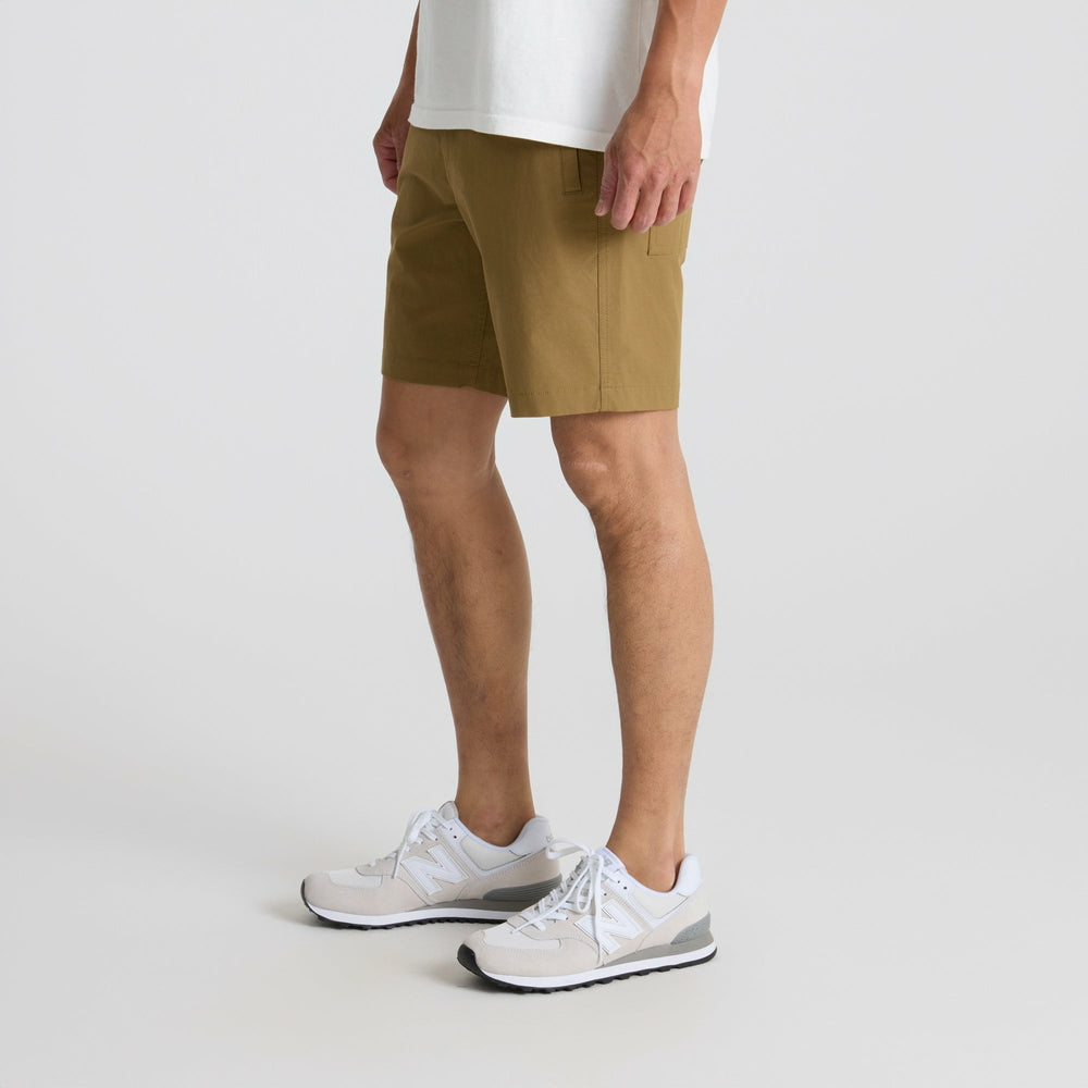 Roark Layover Pro Traveler Shorts in Dark Khaki - Men