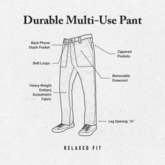 Roark Layover Utility Pants - Military - Men