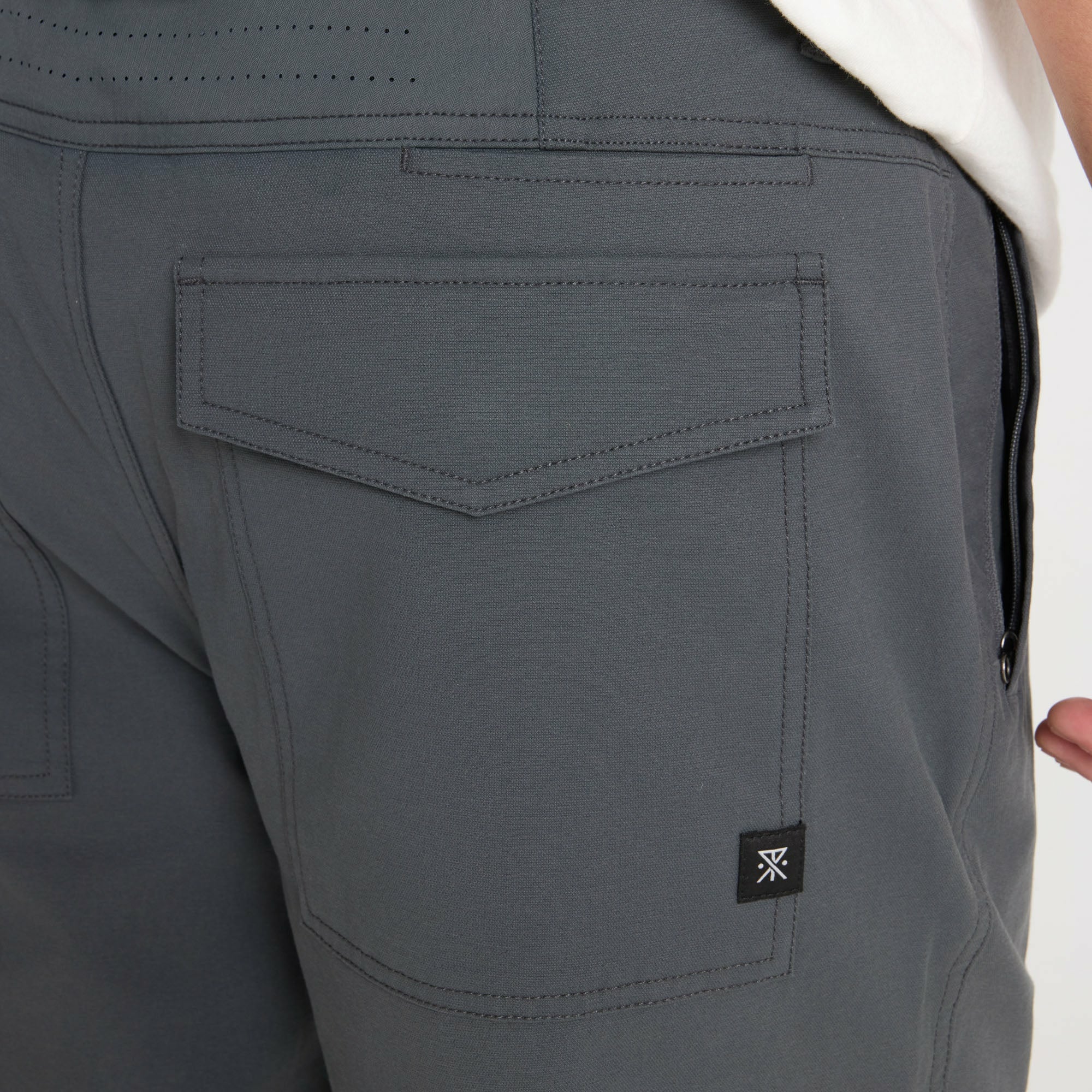 Roark Layover Pro Traveler Pants in Charcoal - Men