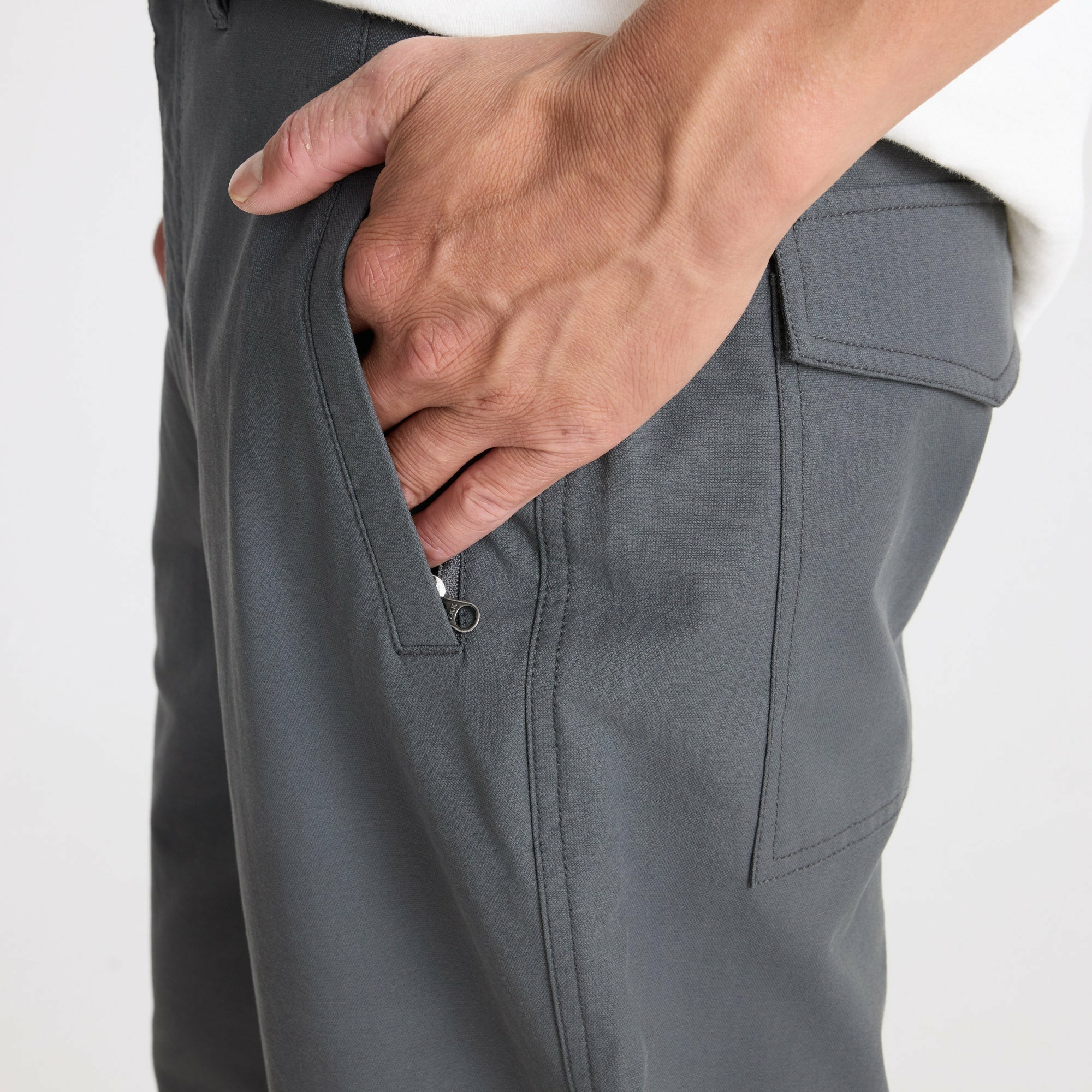 Roark Layover Pro Traveler Pants in Charcoal - Men