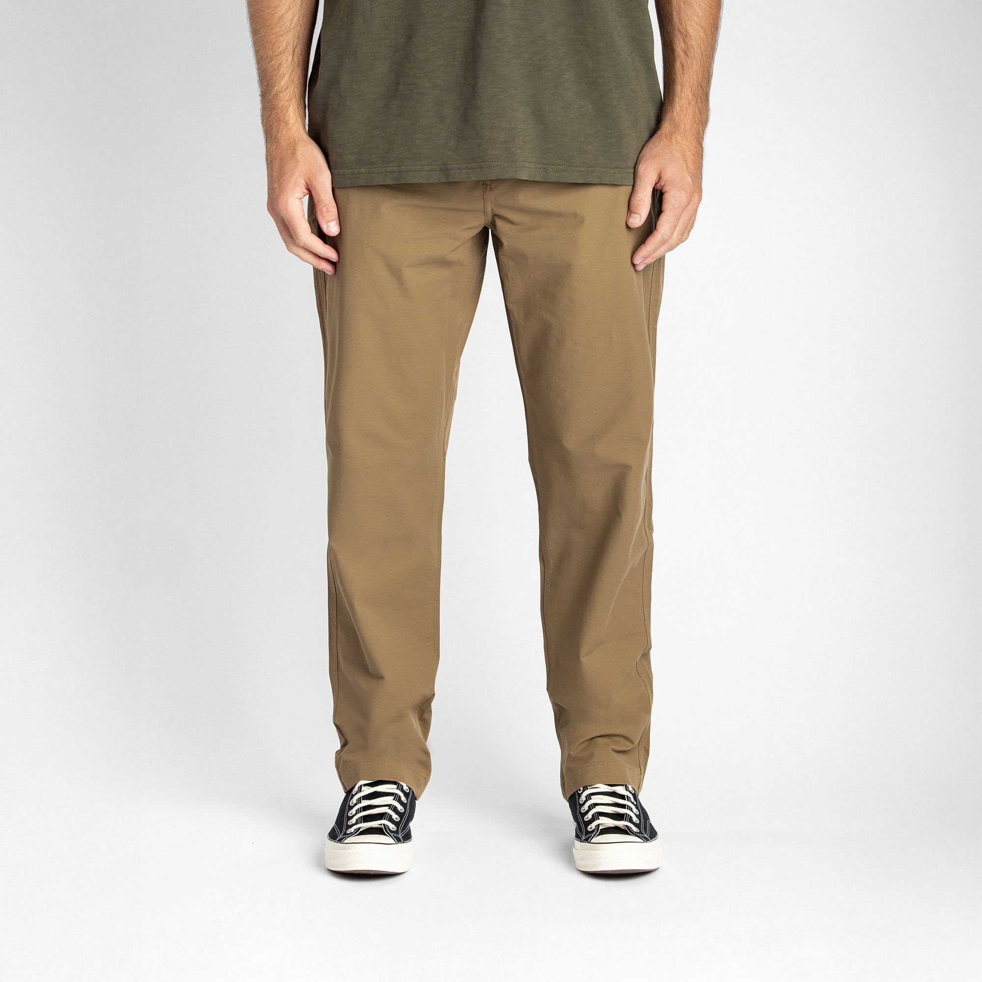 Roark Layover Pro Traveler Pants in Dark Khaki - Men
