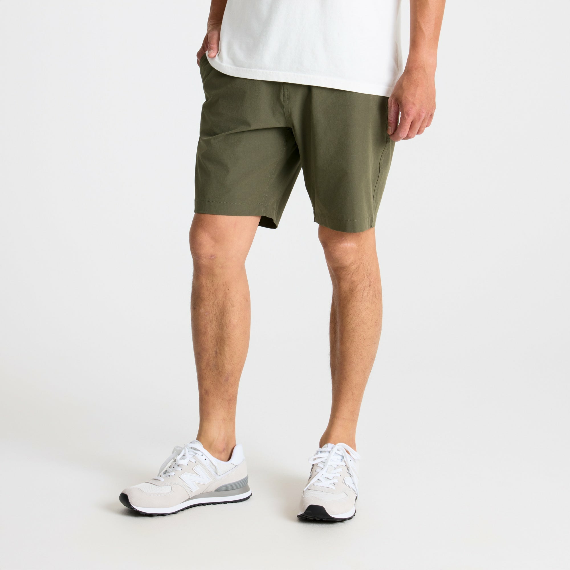 Roark Layover Pro Traveler Shorts in Military - Men