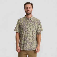 Roark Bless Up Breathable Stretch Shirt in Shark - Men