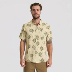 Roark Bless Up Breathable Stretch Shirt in Fossil Print - Men