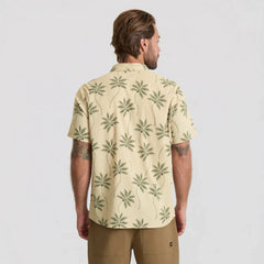 Roark Bless Up Breathable Stretch Shirt in Fossil Print - Men