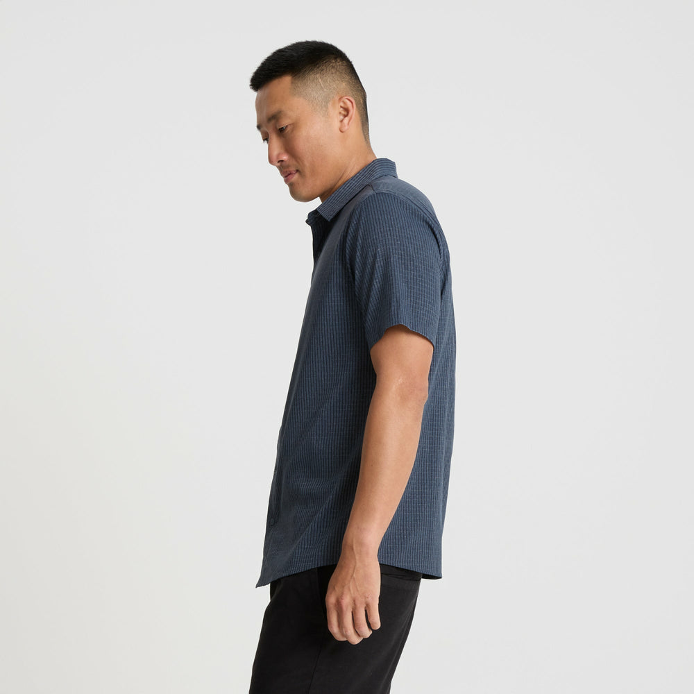Roark Bless Up Breathable Stretch Shirt - Navy - Men
