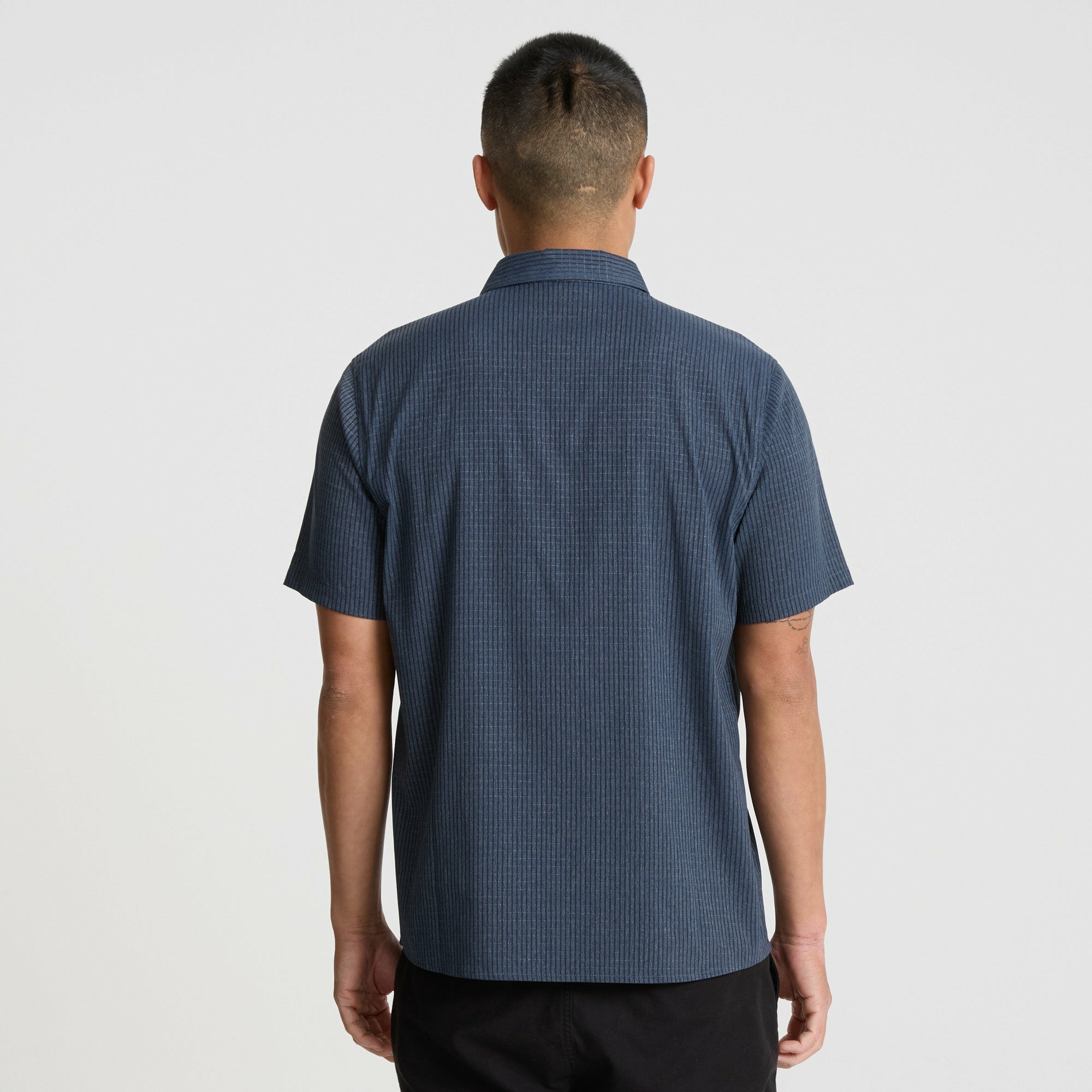 Roark Bless Up Breathable Stretch Shirt - Navy - Men