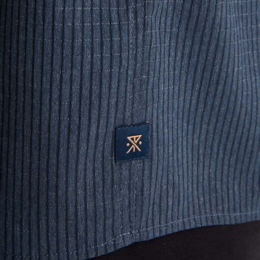 Roark Bless Up Breathable Stretch Shirt - Navy - Men