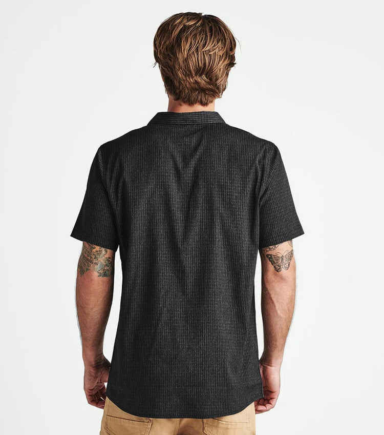 Roark Bless Up Breathable Stretch Shirt - Black - Men