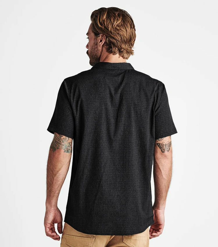 Roark Bless Up Breathable Stretch Shirt - Black - Men