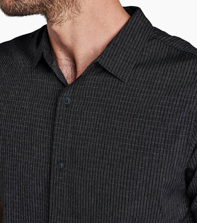 Roark Bless Up Breathable Stretch Shirt - Black - Men