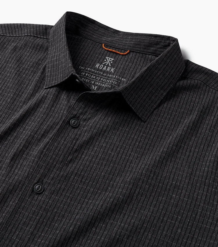 Roark Bless Up Breathable Stretch Shirt - Black - Men