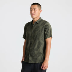 Roark Bless Up Button Up Shirt in Military Kelp - Men