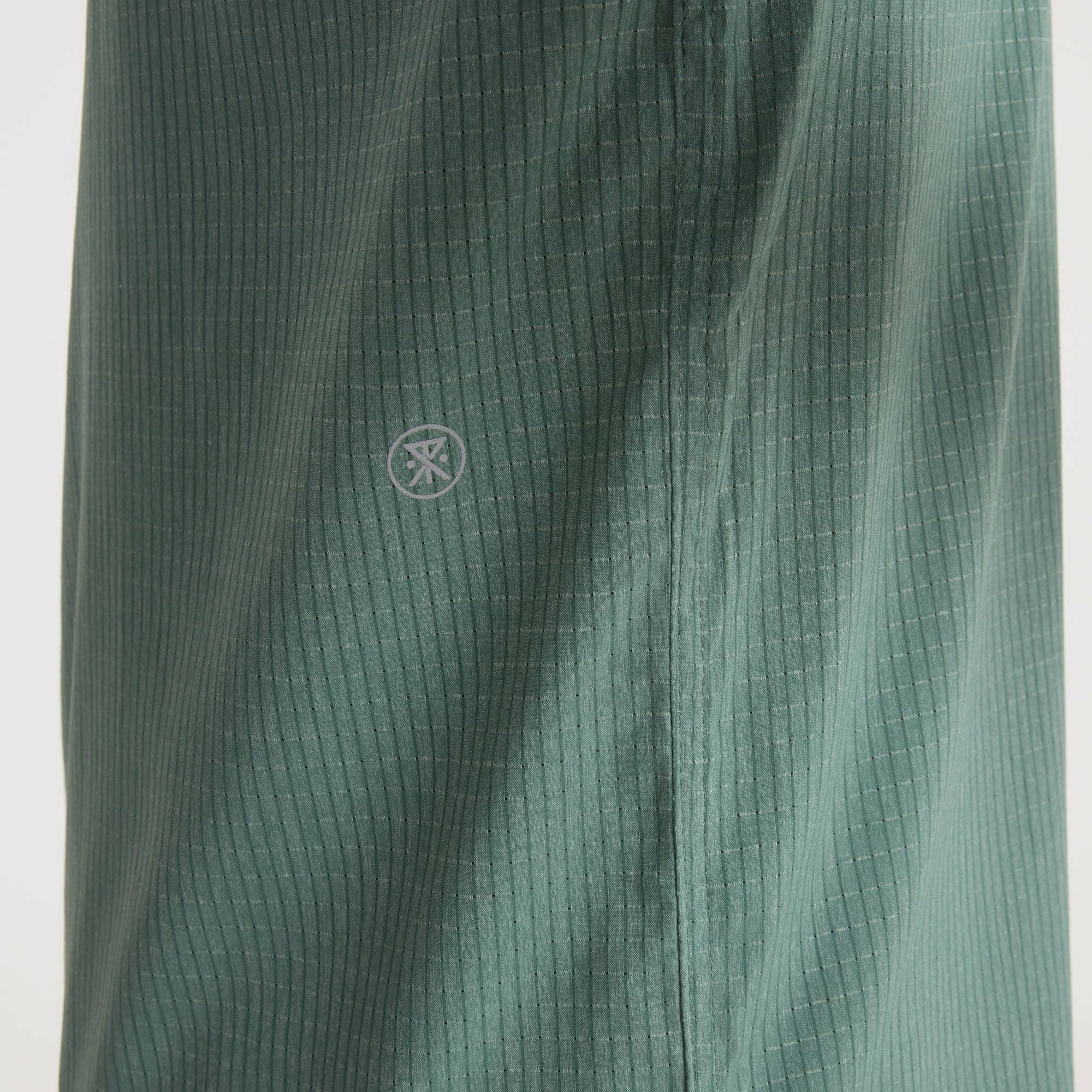 Roark Bless Up Trail Button Up Shirt in Slate Green - Men|Run / Active