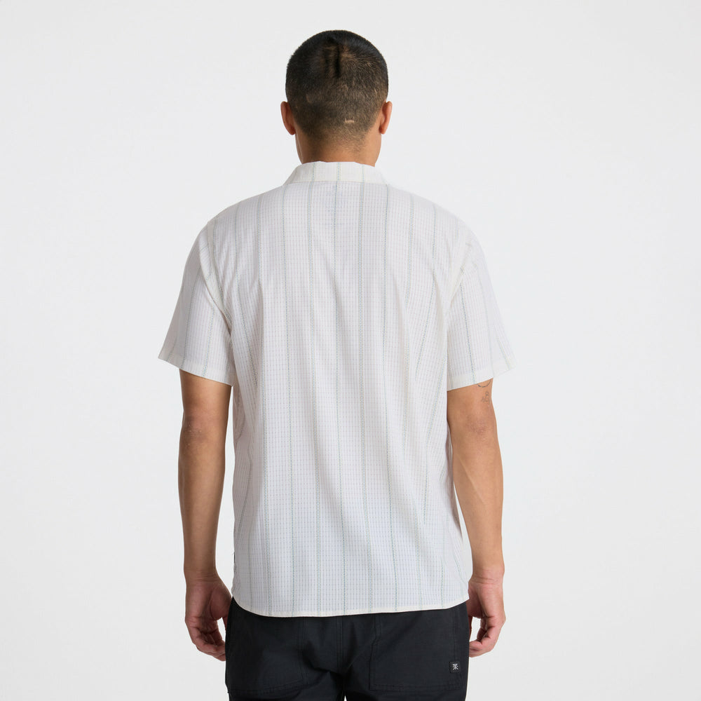 Roark Bless Up Breathable Stretch Shirt in Unbleached - Men