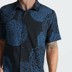 Roark Bless Up Breathable Stretch Shirt in Dark Navy - Men