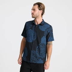 Roark Bless Up Breathable Stretch Shirt in Dark Navy - Men