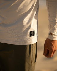 Roark Venture UPF Hoodie in Off White - Men|Run / Active