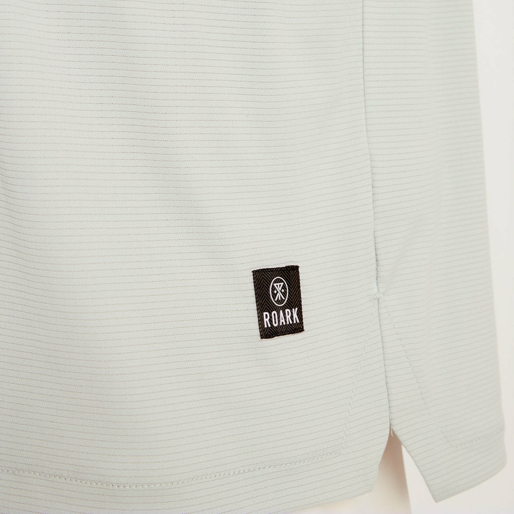 Roark Alta Elite Trail Short Sleeve Tee in Grey - Men|Run / Active