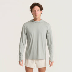 Roark Alta Elite Trail Hood in Grey - Men|Run / Active